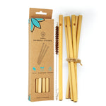 Bamboo straws-12 pieces